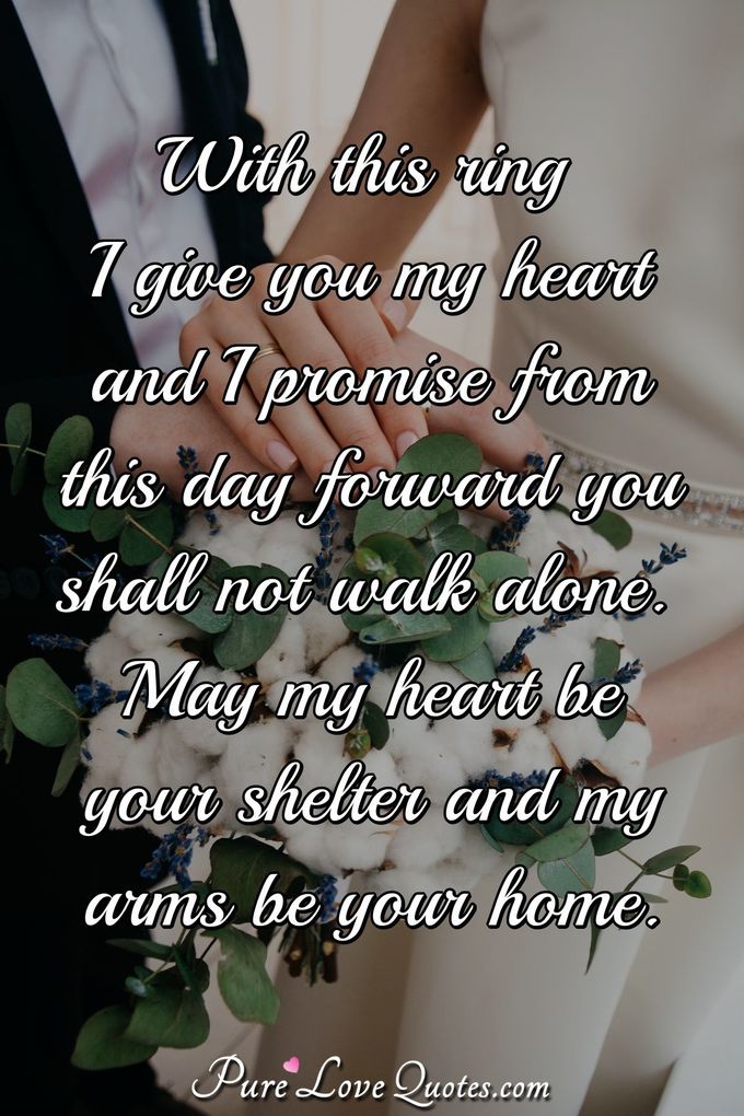 Wedding Vows And Quotes Purelovequotes