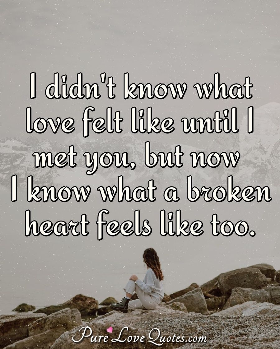 21 Broken Heart Quotes (You Broke My Heart) PureLoveQuotes