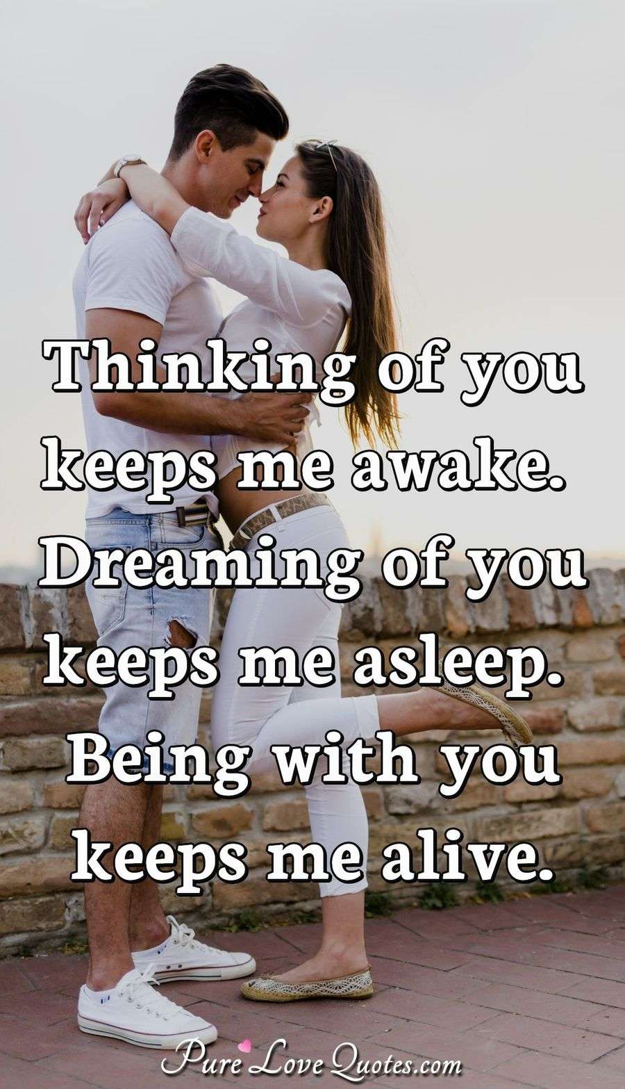Thinking of you. A day without you is like a day without sunshine ...