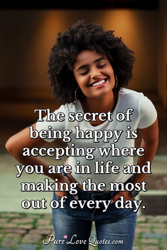 The Means Of Being Happy